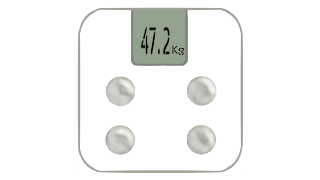 体重計/体脂肪計のイラスト